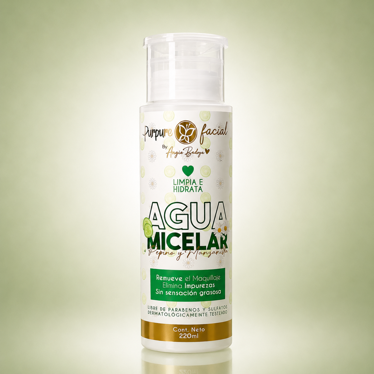 Agua Micelar Pepino y Manzanilla 220 ml