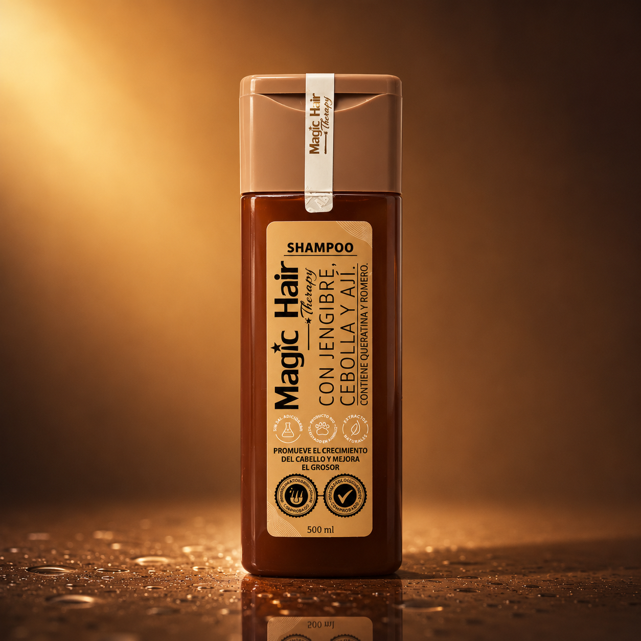 Shampoo con jengibre 500 ml