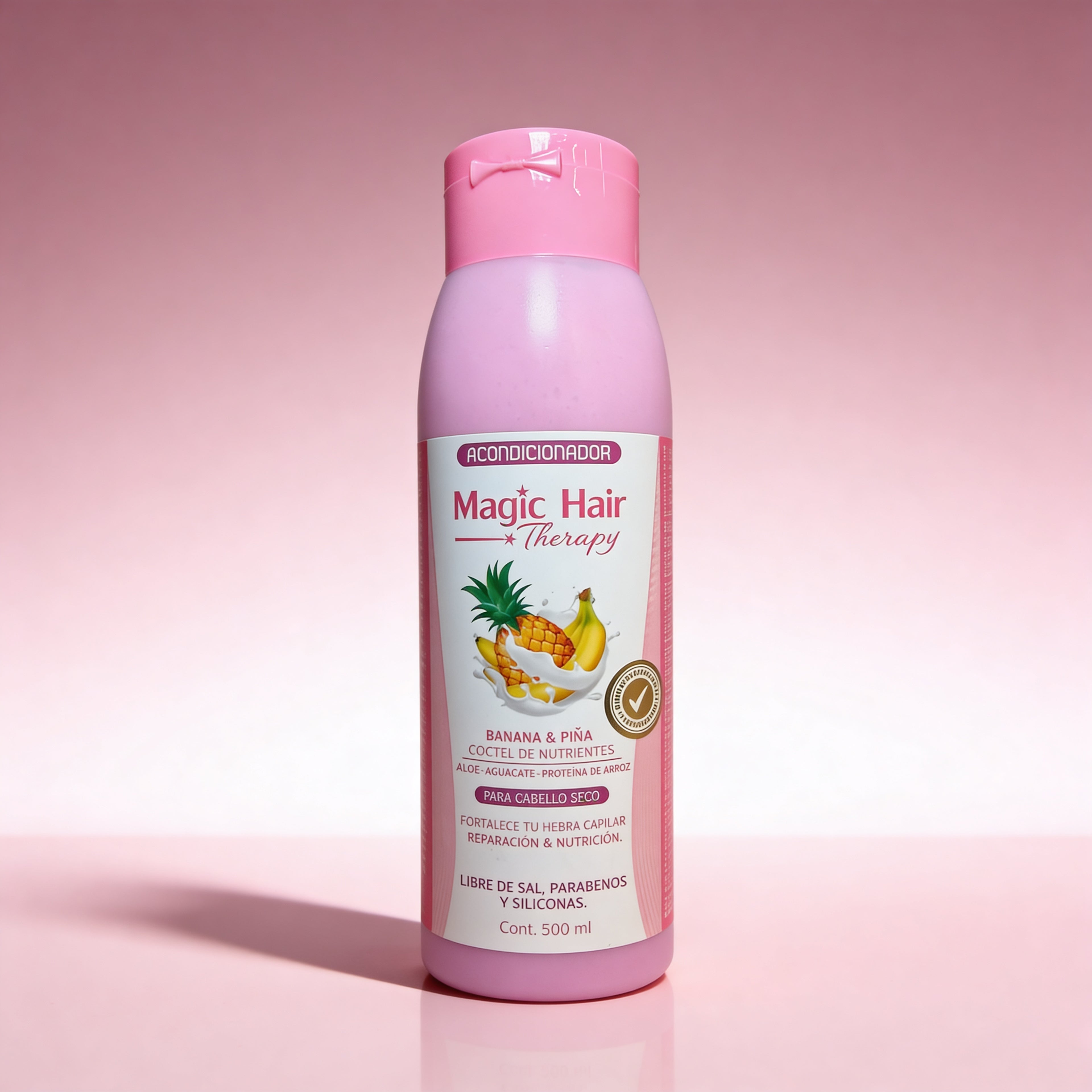 Magic Hair Acondicionador Banana Piña para Cabello Seco 500 ml.