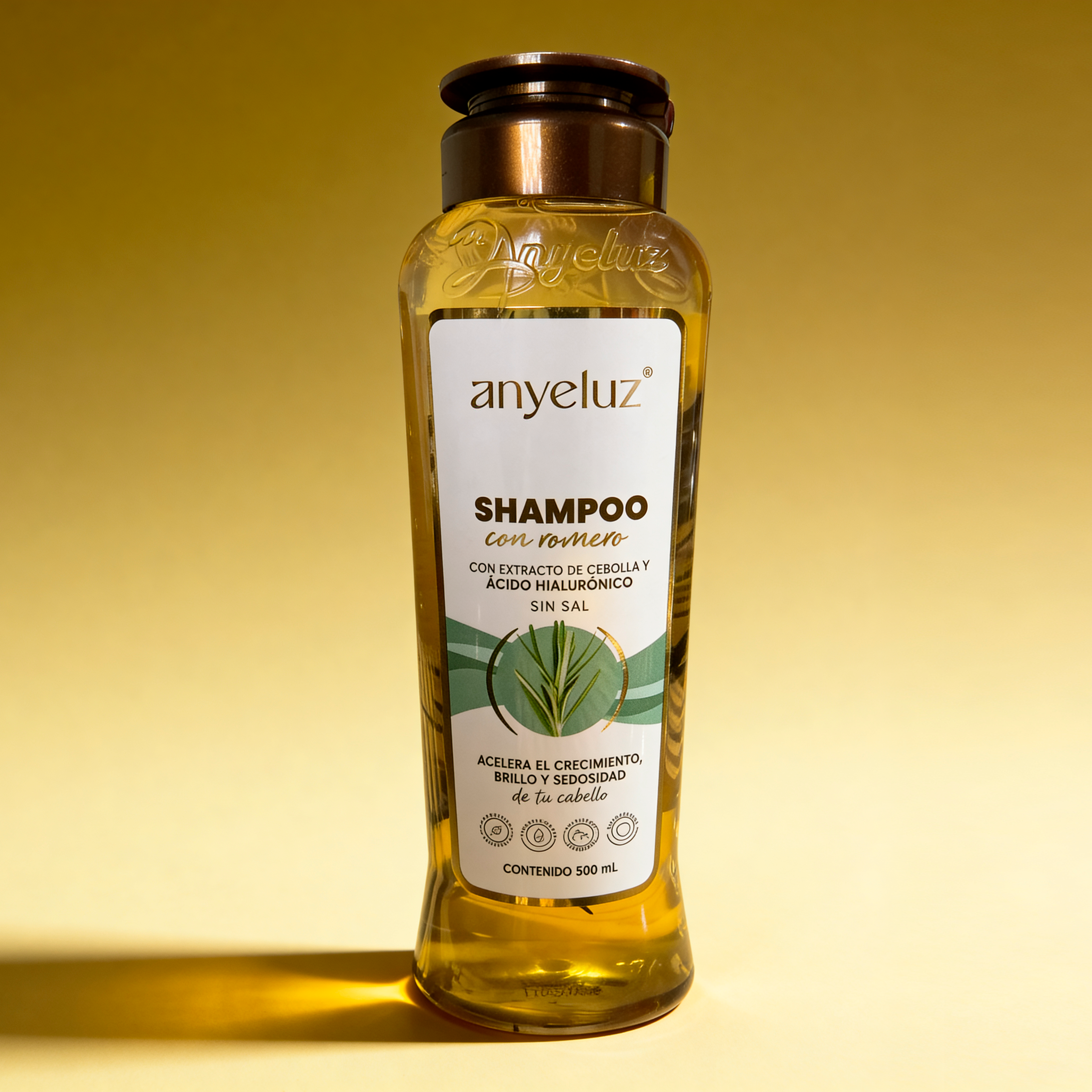 Anyeluz Shampoo con Romero.